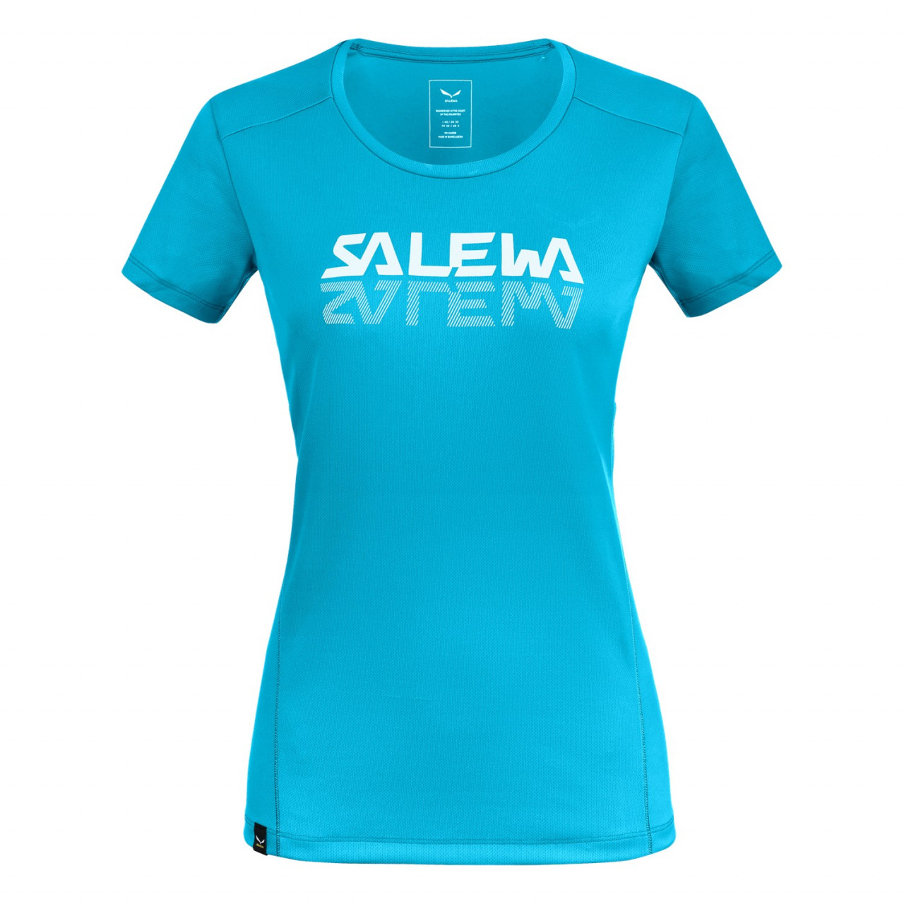 Camisetas Mujer Chile - Salewa Sporty Graphic Dry - Azules - MXZN-19702